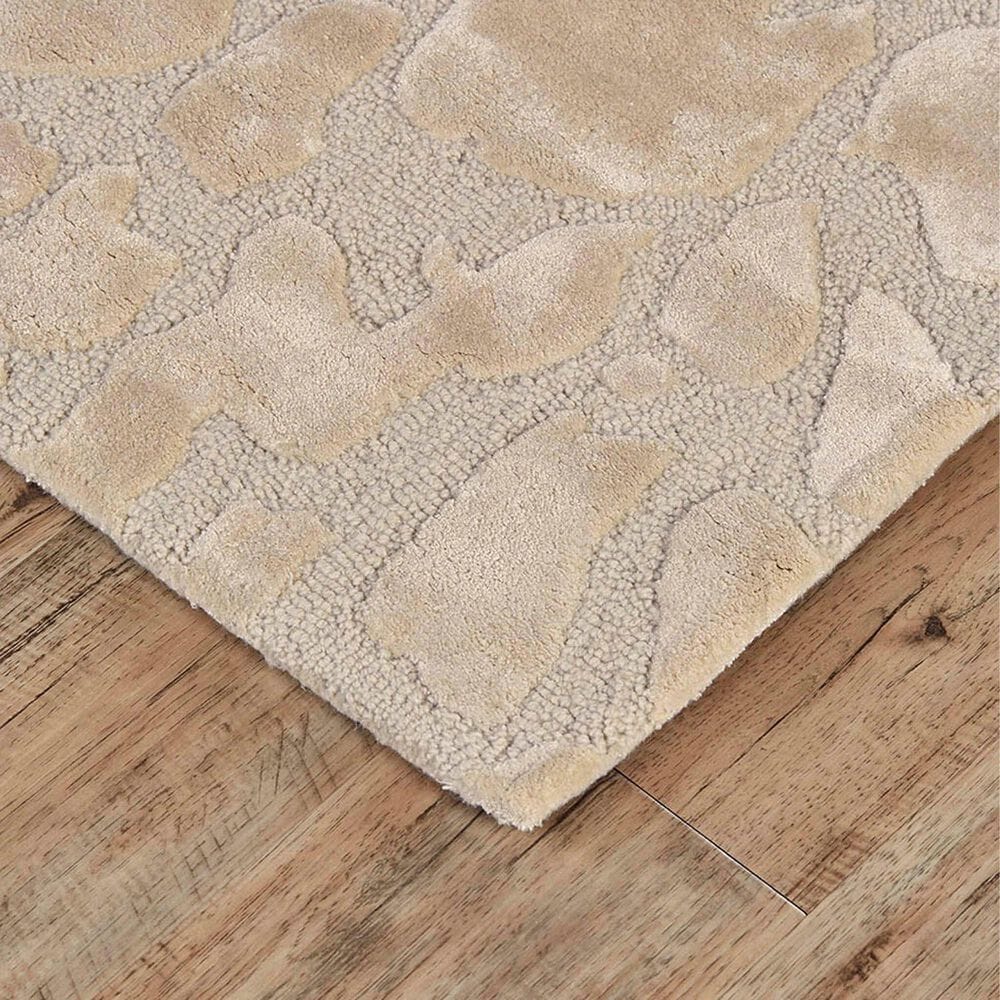 Feizy Mali 5&#39; x 8&#39; Ivory Area Rug, , large