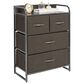 mDesign 4-Drawer Chest in Charcoal, , large