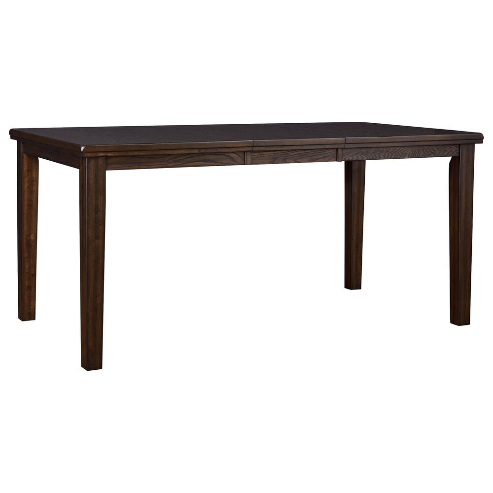 Ashley Haddigan 6-Piece Rectangular Dining Set in Smoky Dark Brown, , large