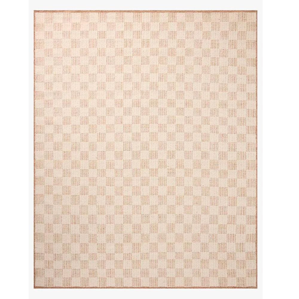 Loloi Brigette Romanek x Loloi Knox Ivory / Terracotta 7"-9" x 9"-9" Area Rug, , large