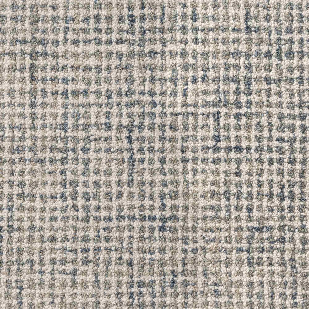 L&amp;R Resources Criss Cross Ivory and Stone Blue 9&#39; x 12&#39; Area Rug, , large