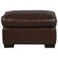 Simon Li Leather Ottoman in Longhorn Bramble, , large