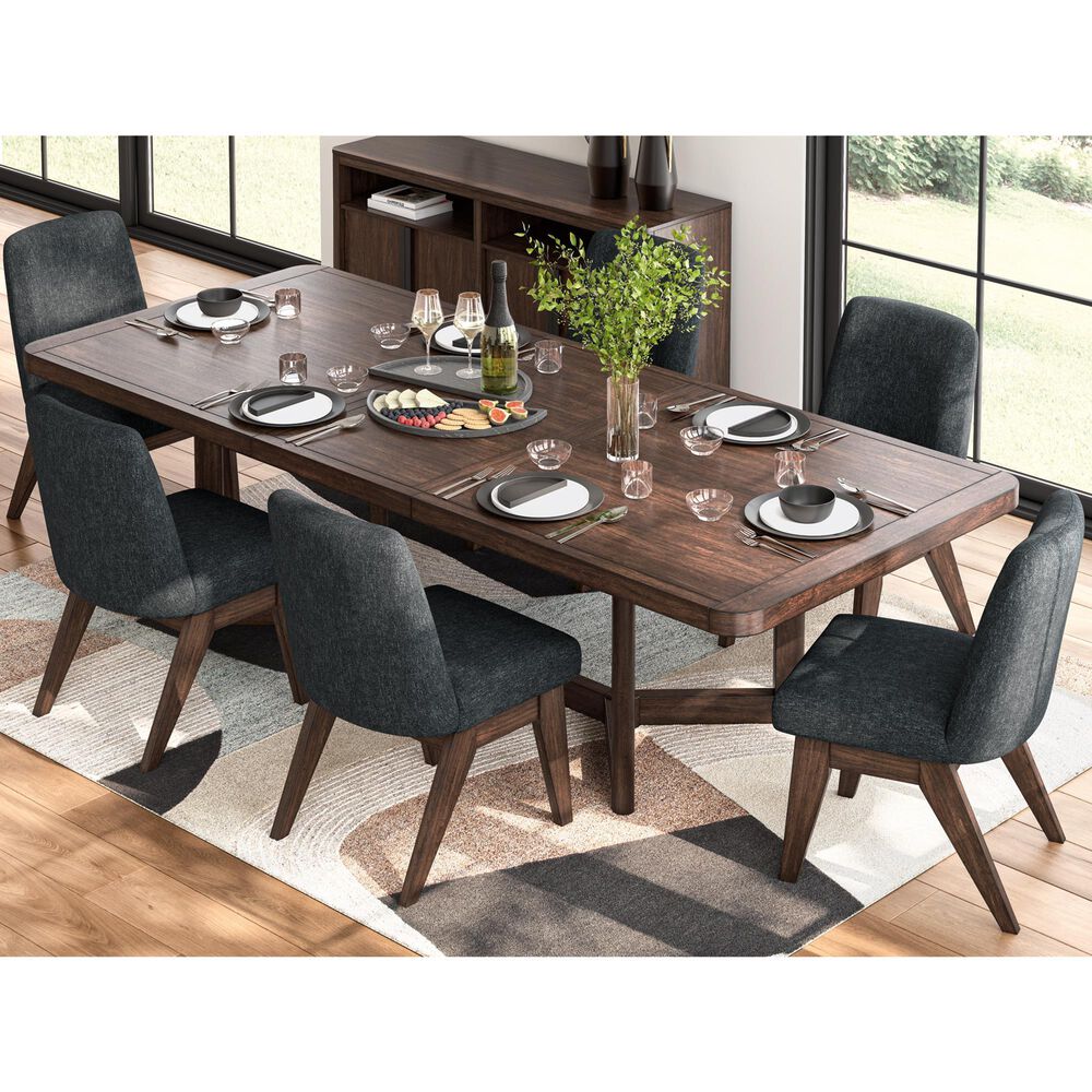 Ashley Dilenno Upholstered Dining Side Chair in Dark Brown, , large