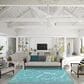 Dalyn Rug Company Harbor HA9 3" x 5" Ocean Indoor/Outdoor Area Rug, , large