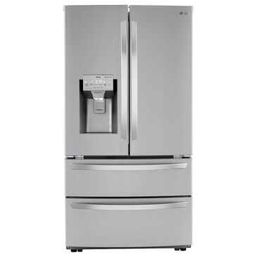 LG 28 Cu. Ft. 4-Door French Door Refrigerator with Craft Ice in Print Proof Stainless Steel, , large