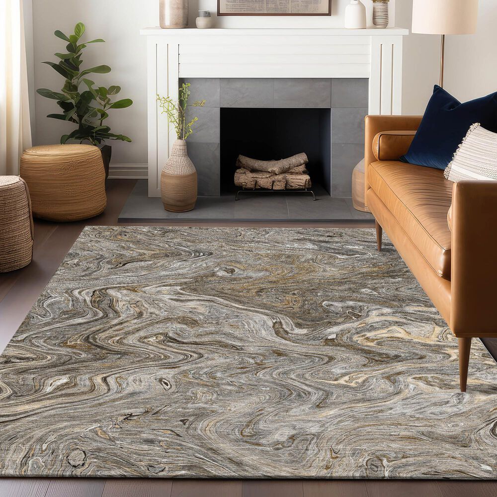 Dalyn Rug Company Ravenna RN8 10&#39; x 14&#39; Taupe Area Rug, , large