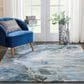 Nourison Prismatic PRS14 5"7" x 7"5" Grey and Slate Area Rug, , large