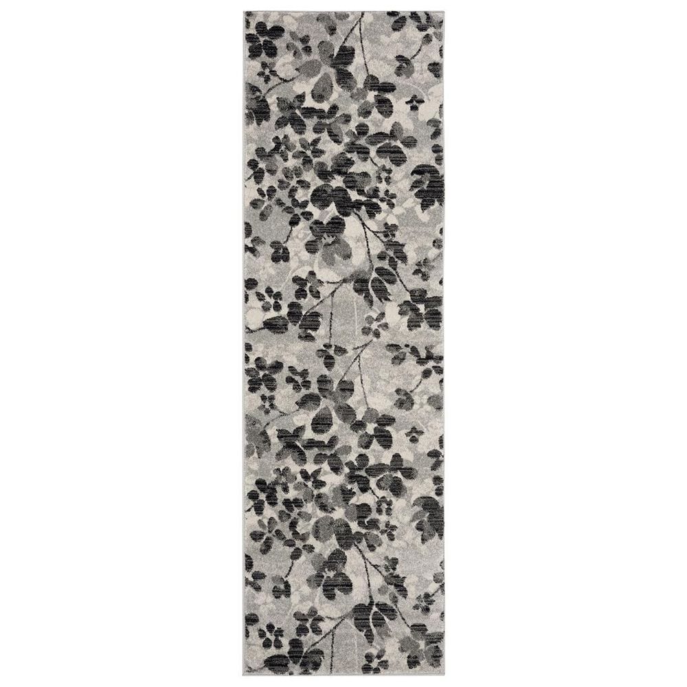 Safavieh Evoke EVK236R-27 2"2" x 7" Grey/Black Runner, , large