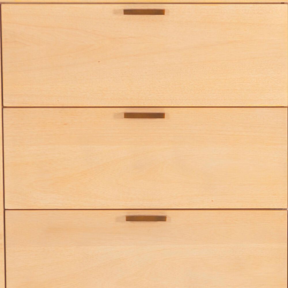 Linon Home Decor Reid 6-Drawer Dresser in Natural, , large