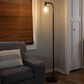 Timberlake 65" Modern Floor Lamp with LED Edison Bulb in Black, , large