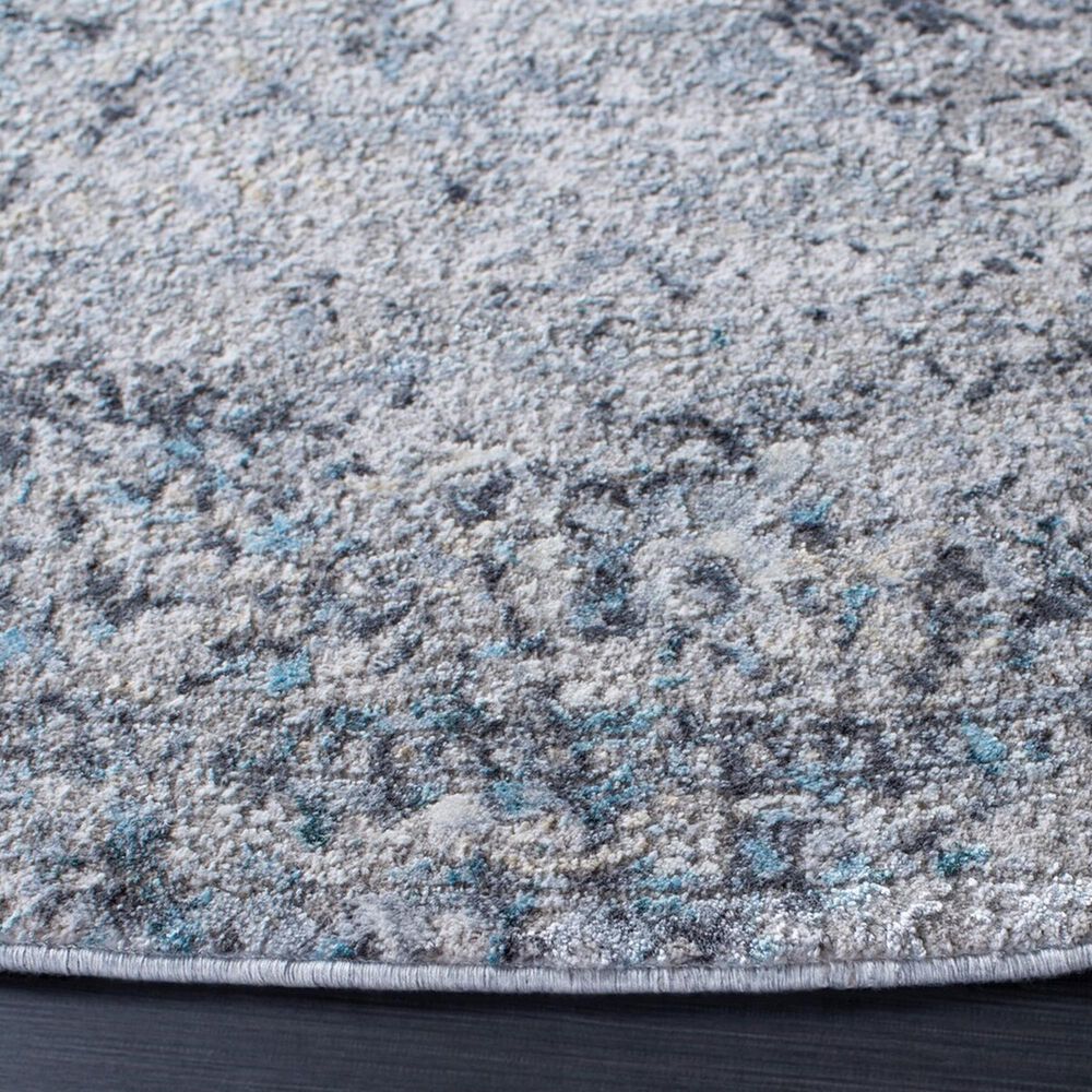 Safavieh Dream DRM407F 6&#39;7&quot; Round Grey and Ivory Area Rug, , large