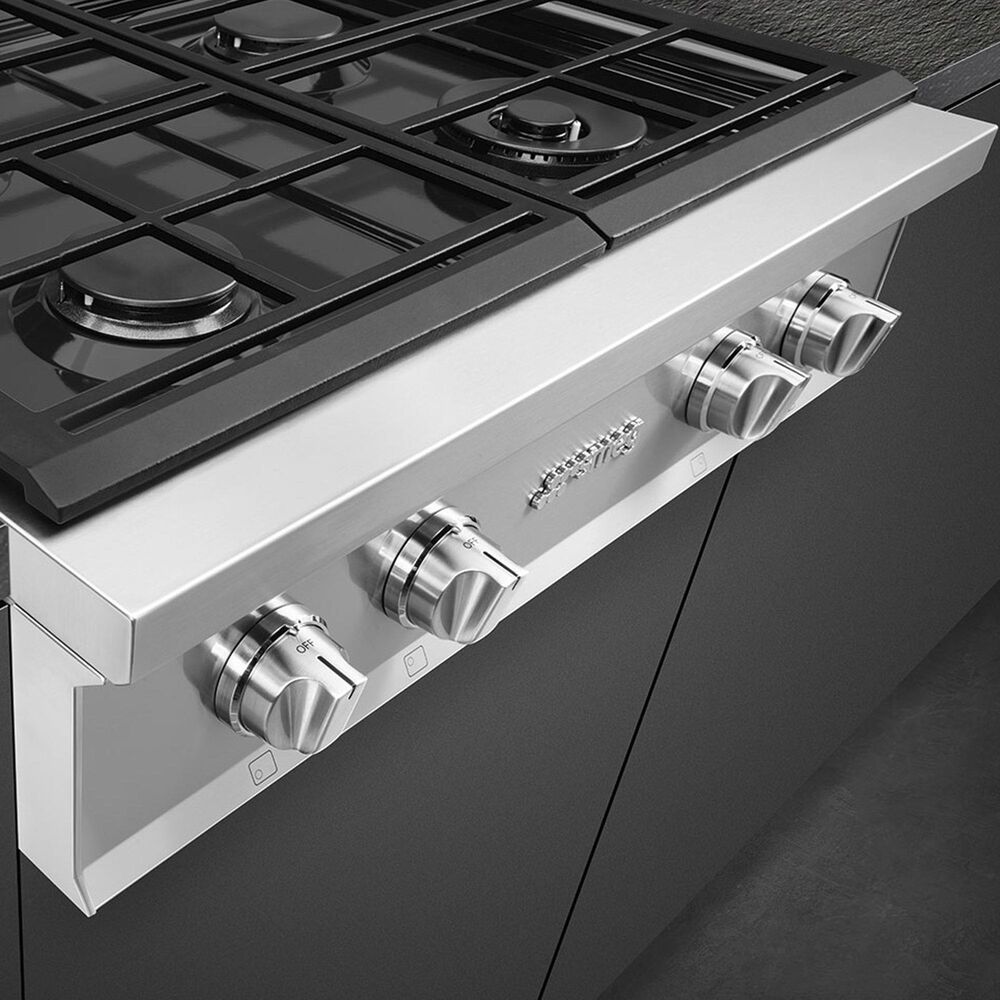 SMEG 30" Portofino Gas Rangetop in Stainless Steel, , large
