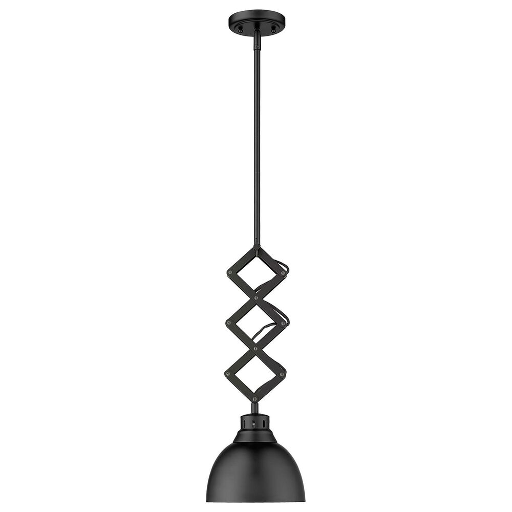 Golden Lighting Hawthorn Small Pendant in Matte Black, , large