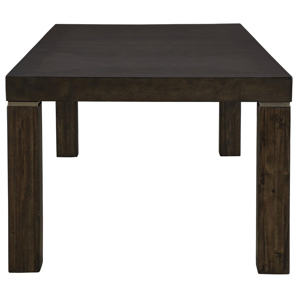 Ashley Hyndell 7-Piece Dining Set in Dark Espresso Brown, , large