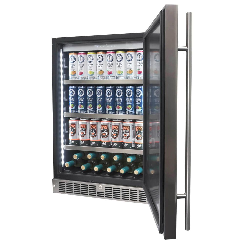 Danby 5.5 Cu. Ft. Built-In Compact Refrigerator in Stainless Steel and Black, , large