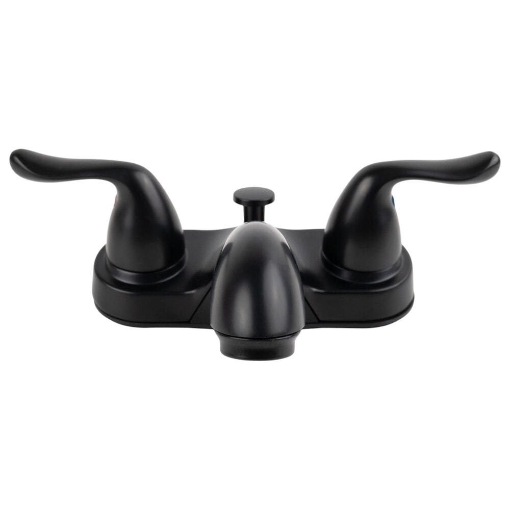 MS International 2-Handle Bathroom Faucet in Matte Black, , large