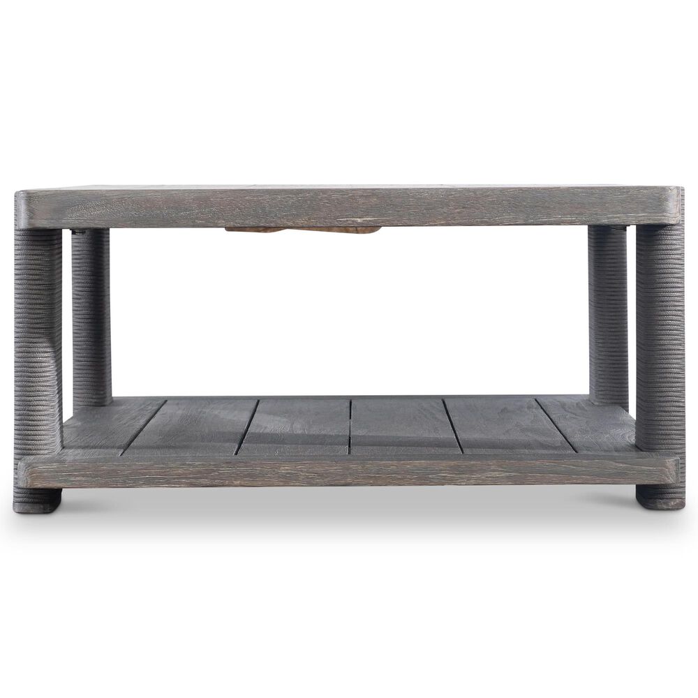 Bernhardt Andros Outdoor Cocktail Table in Smoked Truffle and Oxford Brown, , large