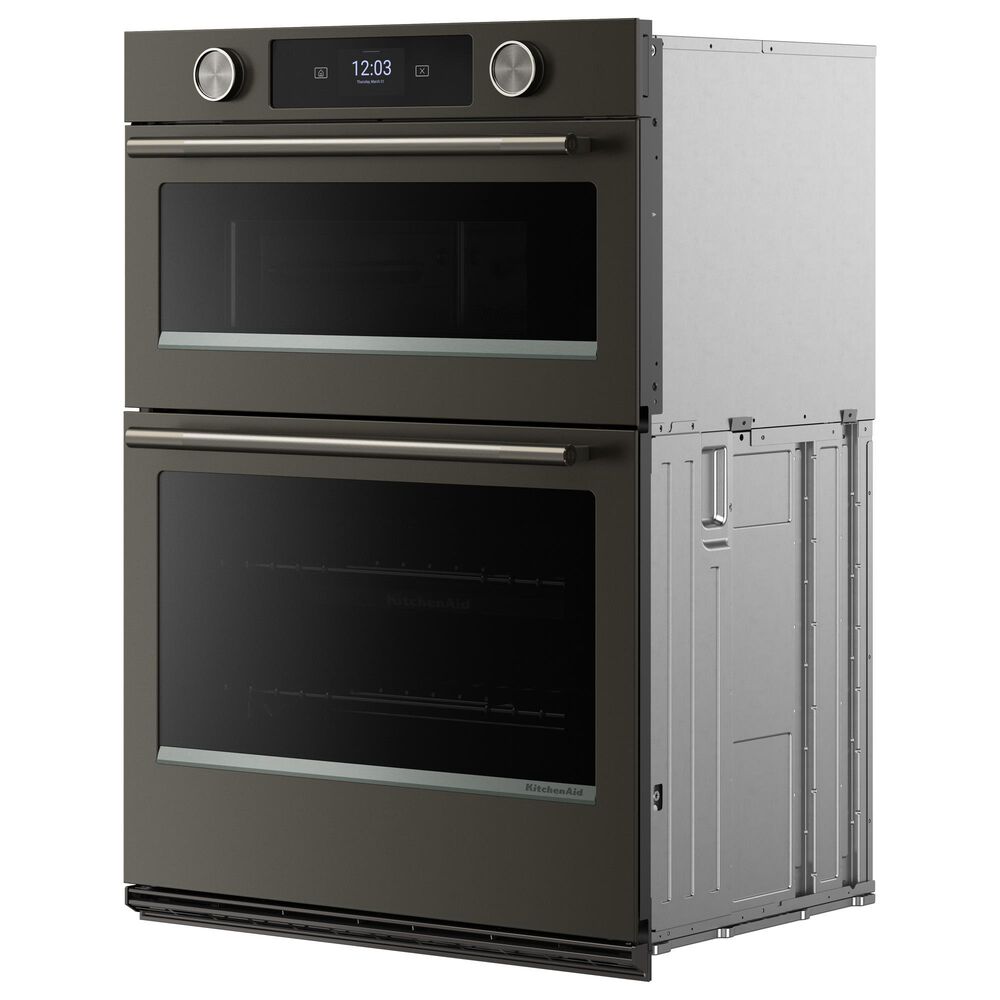KitchenAid 30&quot; Smart Combination Microwave Wall Oven with Air Fry Mode in Black Ore, , large