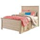 Ashley Willowton 4-Piece Full Storage Bedroom Set in Whitewash, , large
