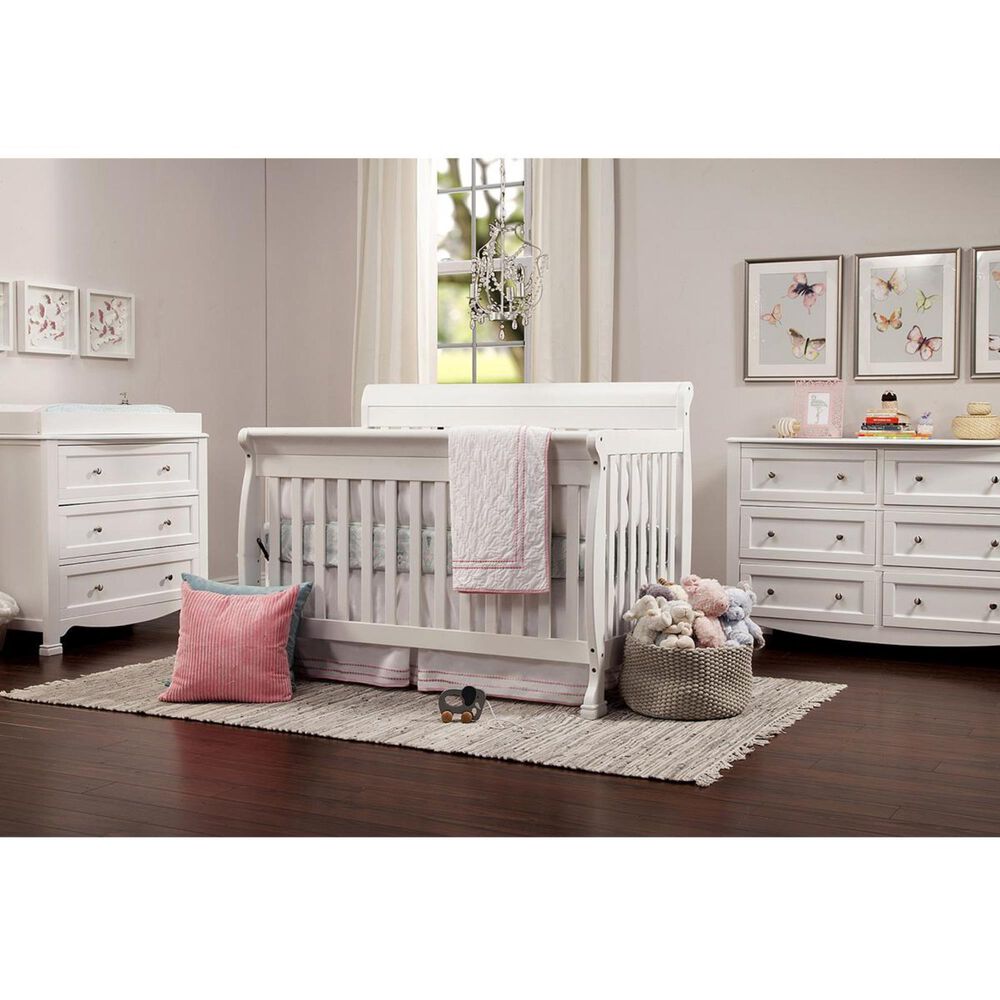 DaVinci Kalani 4-in-1 Convertible Crib in White, , large