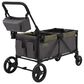 Delta Jeep Sport All-Terrain Stroller Wagon in Grey and Olive Green, , large