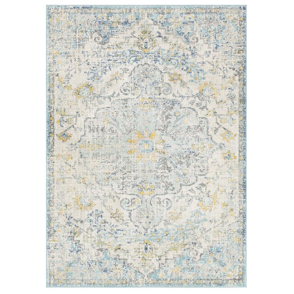Surya Harput HAP-1065 3"10" x 5"7" Beige, Saffron and Gray Area Rug, , large