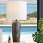 Lite Source Tyrion Outdoor Table Lamp in Black, , large