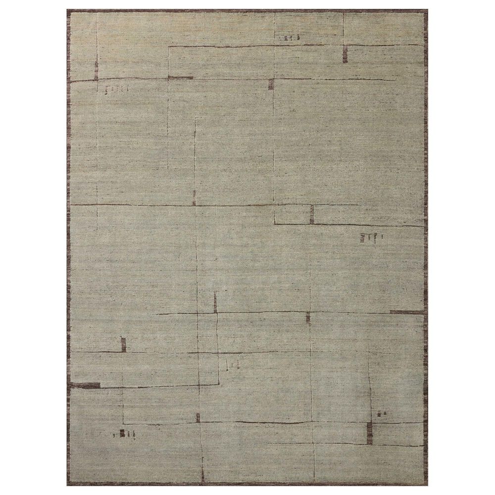 Loloi Beckham Espresso and Mist 7"9" x 9"9" Area Rug, , large