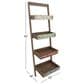 Maple and Jade 4-Shelf Storage Shelving Unit in Distressed Brown, , large