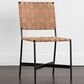 Sunpan Trading & Importing Omari Dining Chair in Light Tan and Black, , large