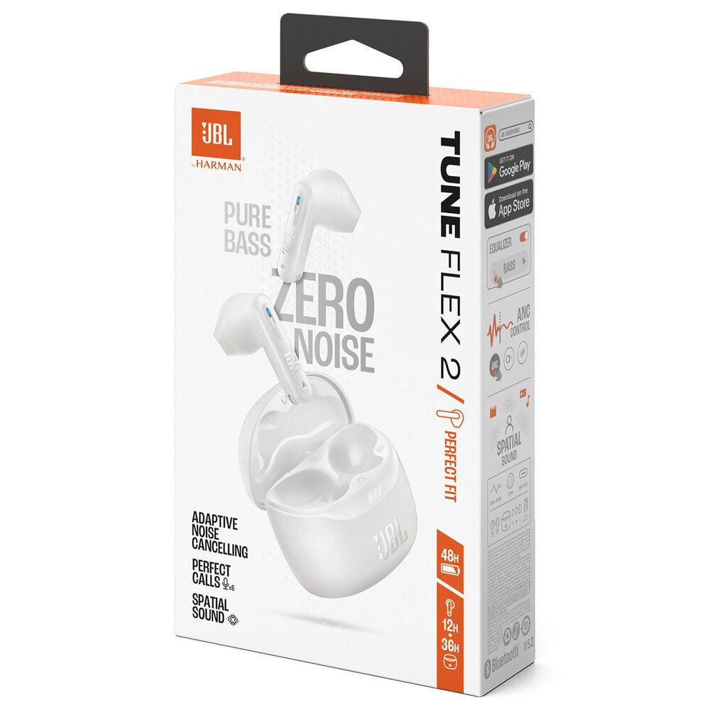JBL Tune Flex 2 True Wireless Earbuds in White, , large