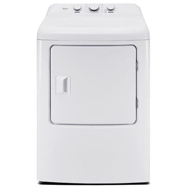 Midea 7 Cu. Ft. Front Load Electric Dryer in White, , large