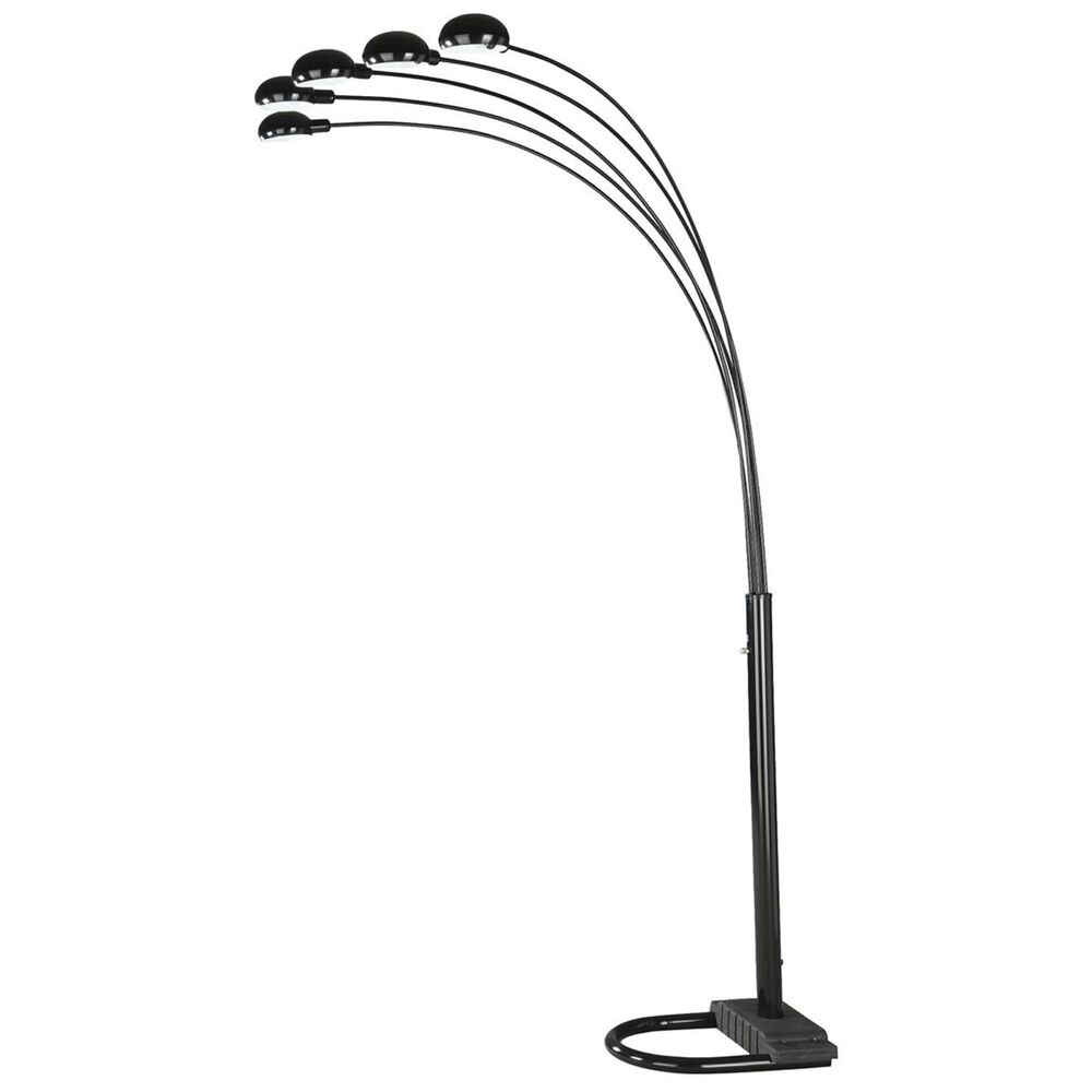 Pacific Landing Sofa Floor Lamp in Black, , large