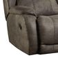 HomeStretch Denali 2-Piece Reclining Living Room Set in Grey, , large
