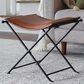 Martin Svensson Home Silla Bench with Cinnamon Brown Cushion in Black, , large