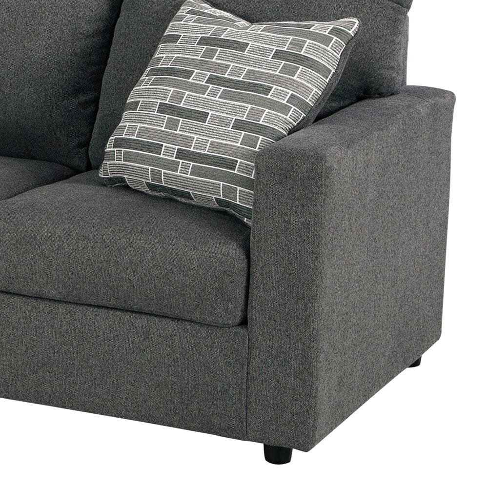 Ashley Edenfield 3-Piece Left Facing Sectional with Chaise in Charcoal, , large