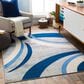 Surya Monaco MOC-2320 8"10" x 12"4" Navy, Denim, Silver Gray and Ivory Area Rug, , large