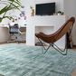 Amer Rugs Affinity 8" x 10" Sea Blue Area Rug, , large