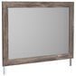 Ashley Ralinksi 6 Drawer Dresser and Mirror in Gray, , large