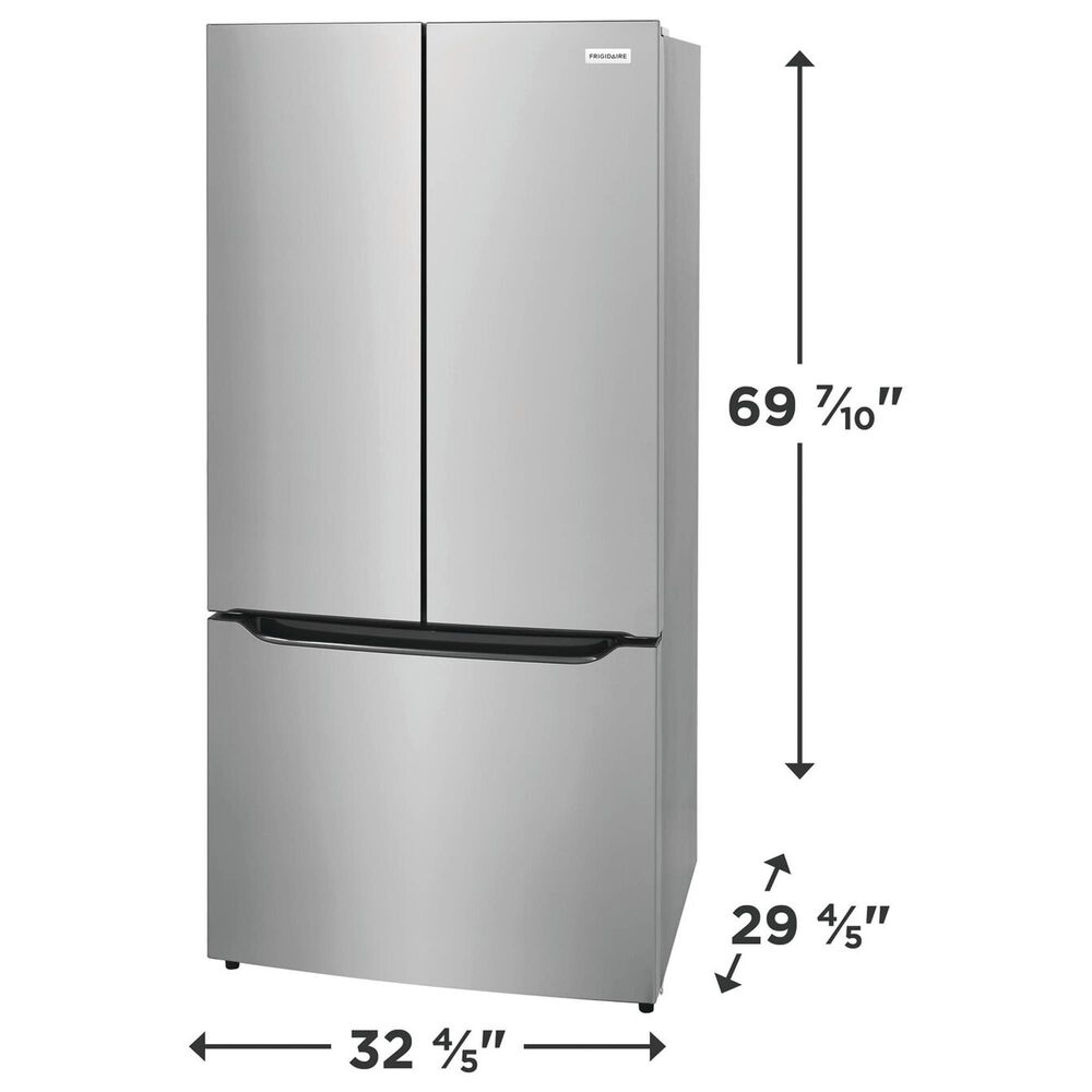 Frigidaire 20 Cu. Ft. Counter-Depth French Door Refrigerator in Fingerprint-Resistant Stainless Steel, , large