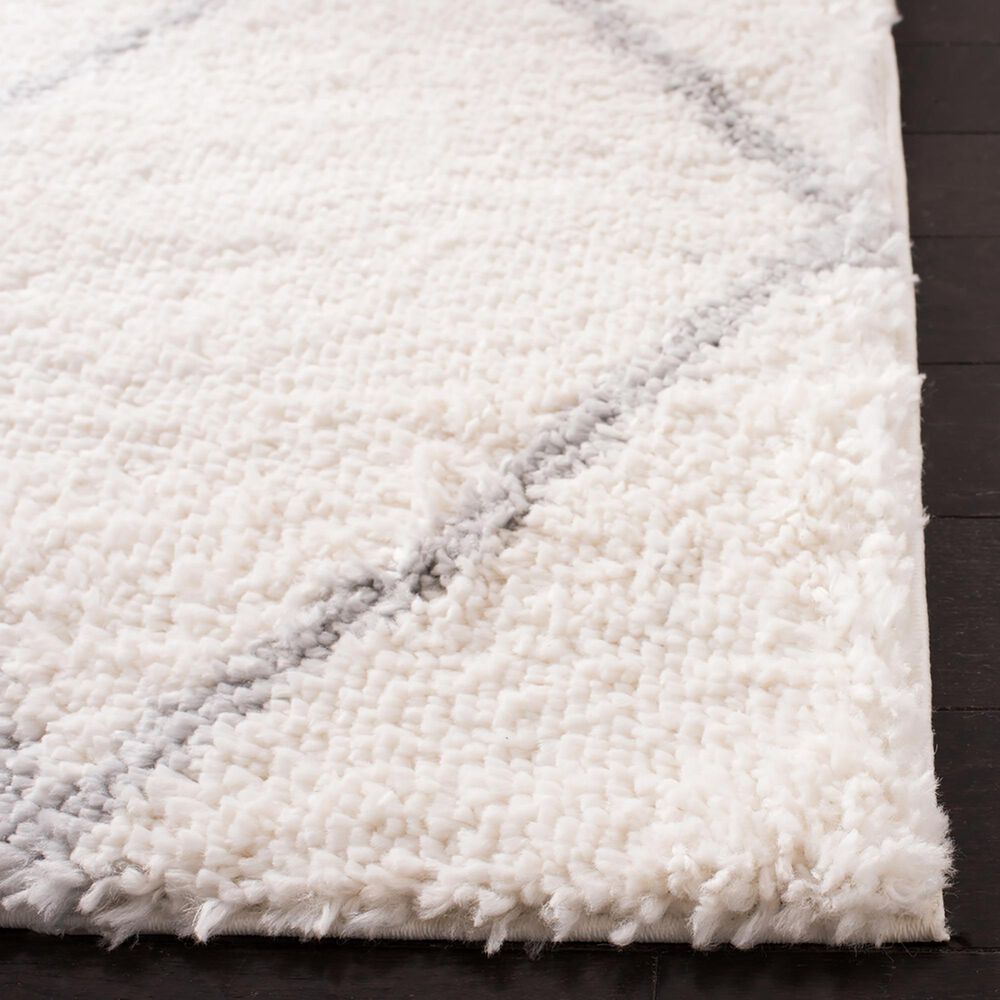 Safavieh Parma Shag PMA515A 8&#39; x 10&#39; Cream and Grey Area Rug, , large