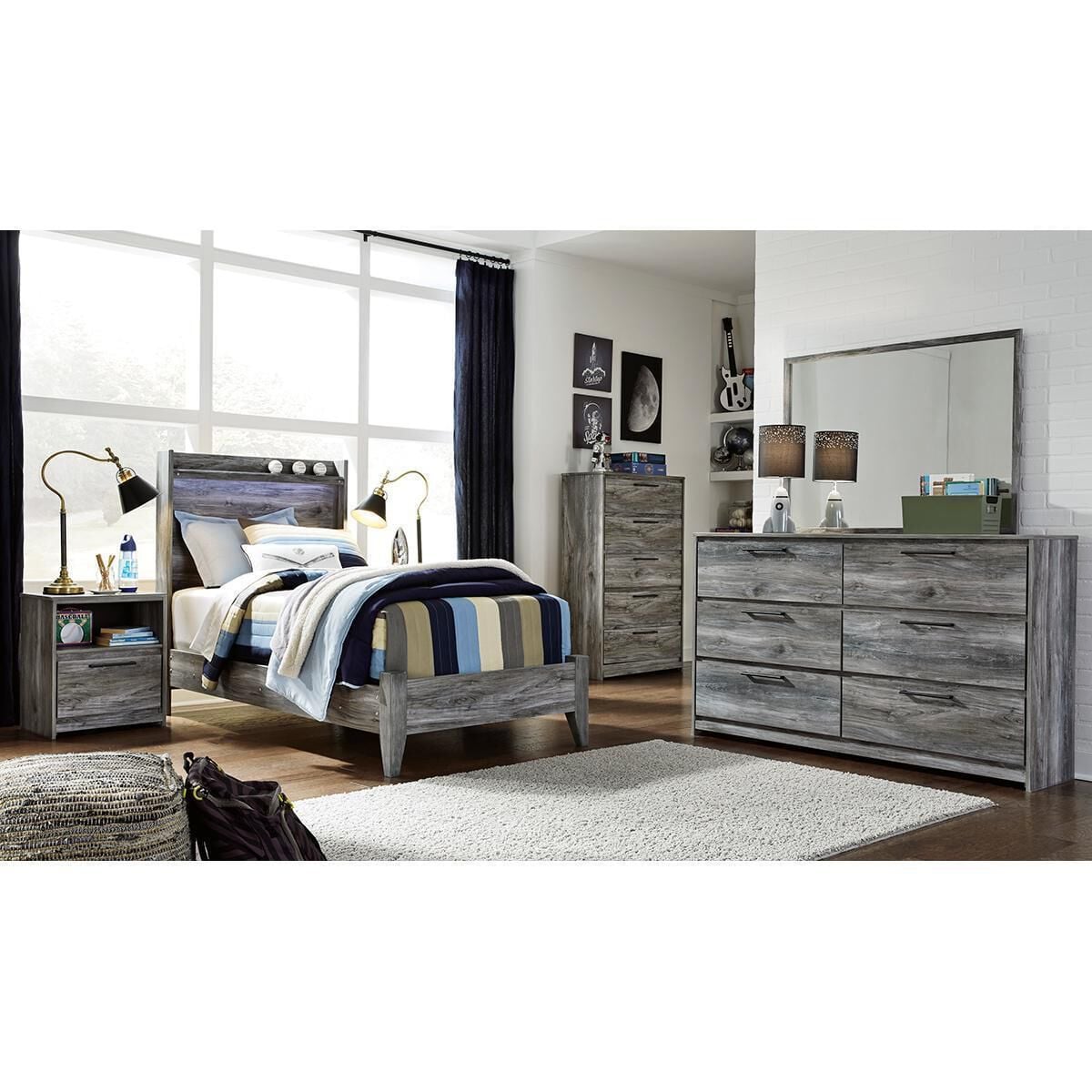 【グレー】レイヤードツインセット <PERFORMANCE> (MENS) Next-Gen DuraPella Slate Power Reclining Living Room Set With