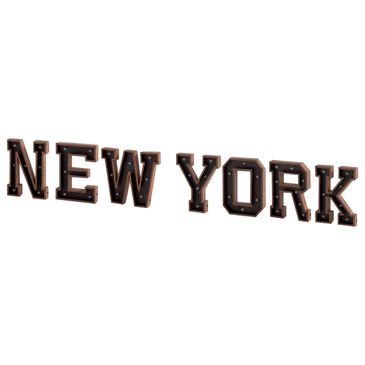 Mercana Archera Metal Wall Letters, , large