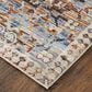 Feizy Melrose 2" x 3" Ivory and Rust Area Rug, , large