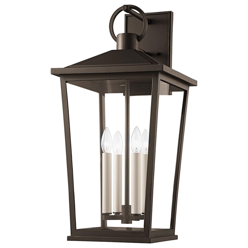 Troy Lighting Soren 27" 4-Light Exterior Wall Sconce in Textured Bronze with Highlights, , large