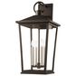 Troy Lighting Soren 27" 4-Light Exterior Wall Sconce in Textured Bronze with Highlights, , large