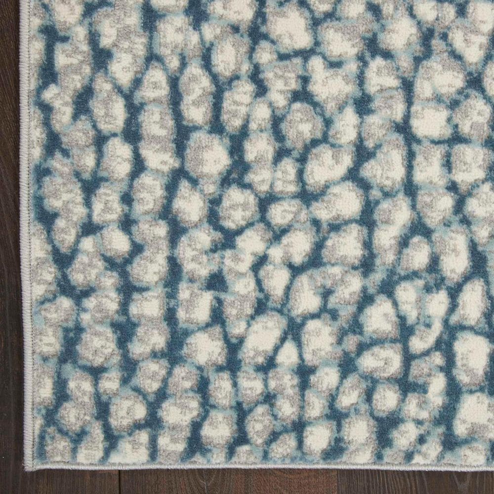 Nourison Joli 8&#39; x 10&#39; Ivory, Blue and Grey Area Rug, , large