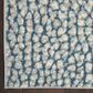 Nourison Joli 8" x 10" Ivory, Blue and Grey Area Rug, , large