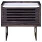 Moe"s Home Collection Paloma 1-Drawer Nightstand in Charcoal Grey and White, , large