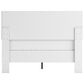 Ashley Hallityn Full Panel Platform Bed in Matte White, , large